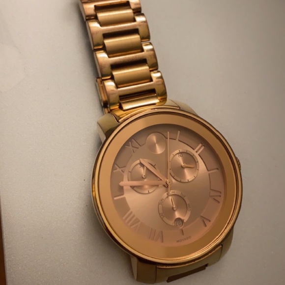 Movado authentic rose gold bold watch - Picture 8 of 8